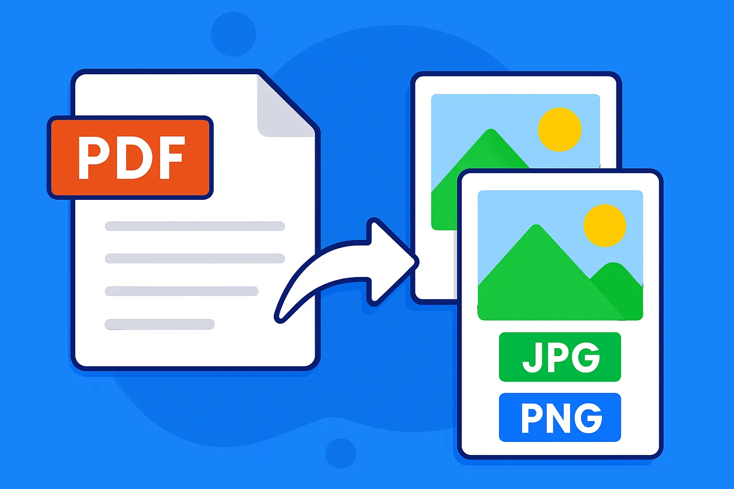 Effortlessly Convert PDF to High-Quality JPG or PNG Images Image